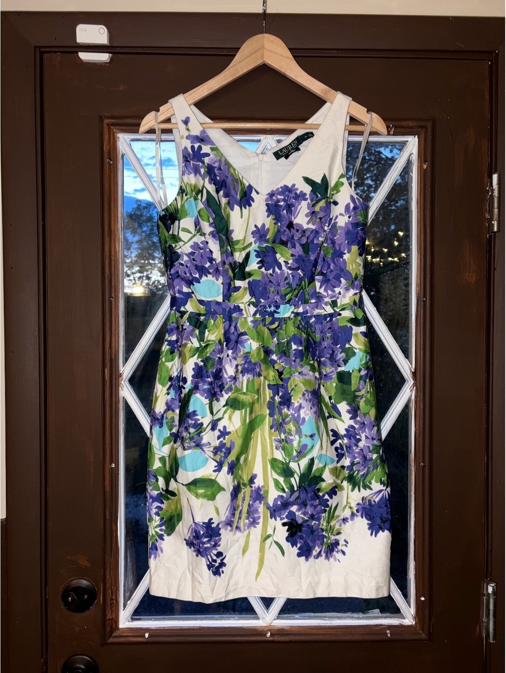 Ralph Lauren Floral Cotton Blend Dress